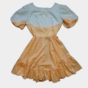 Square Dance Dress Co Swiss Dot Prairie Country Southern Western Cowgirl Swing S